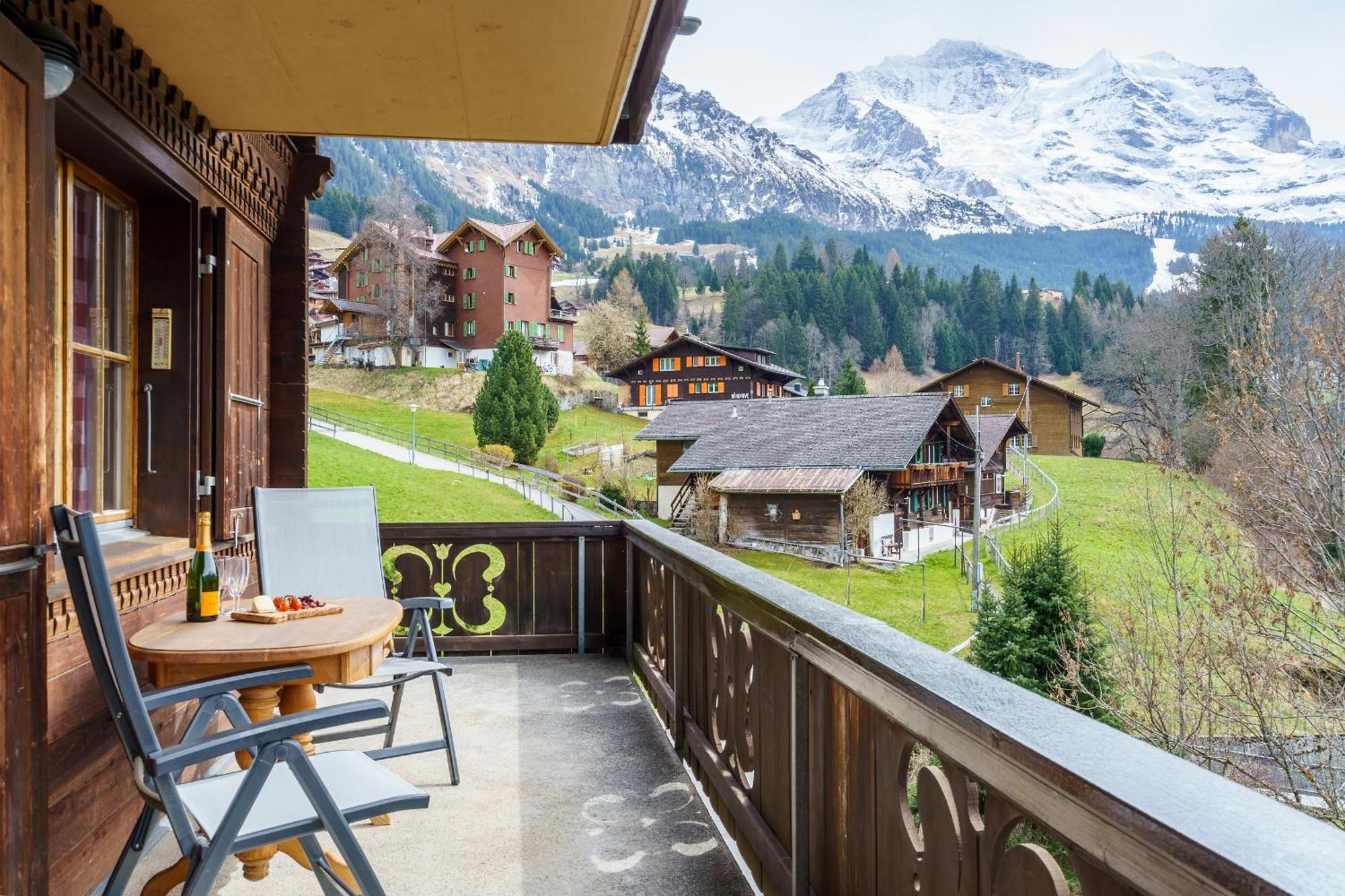 Chalet Bergkristall Wengen Luaran gambar