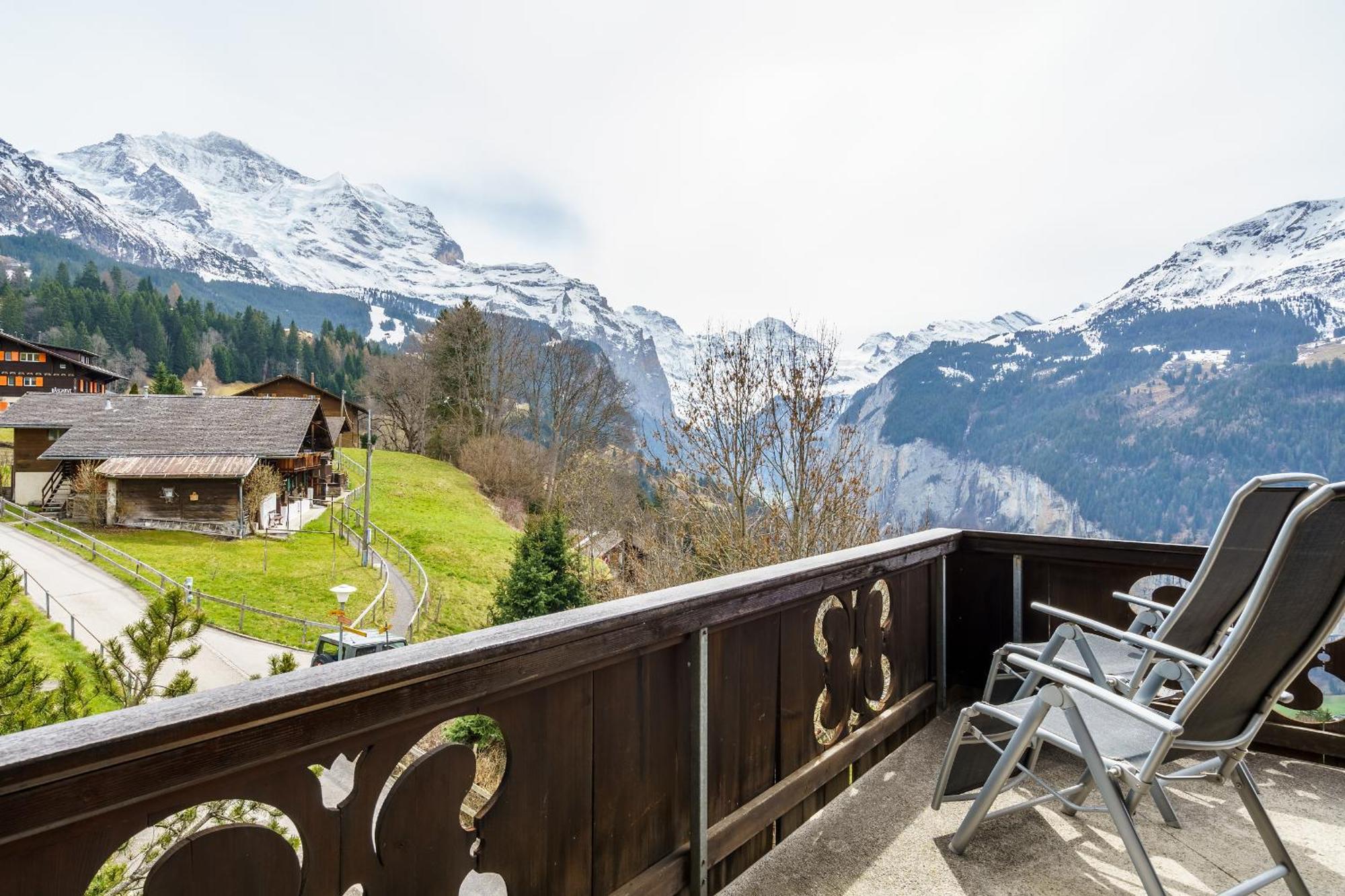 Chalet Bergkristall Wengen Luaran gambar